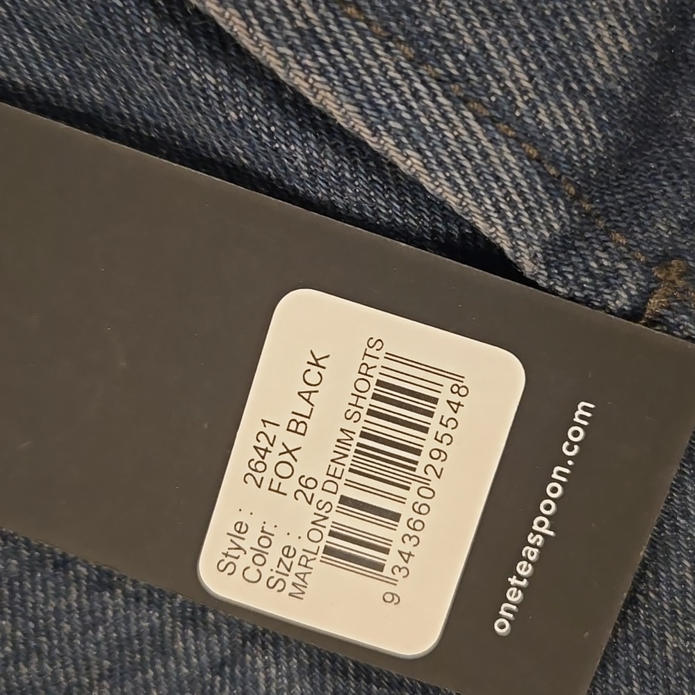 NWT! One Teaspoon Marlons Denim Shorts 26 - Picture 7 of 10